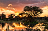 Sunset at the Pond